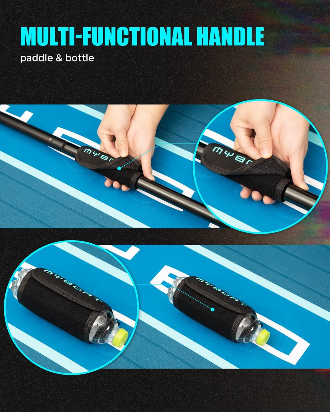 11'6"×34"×6" Extra Wide Inflatable Paddle Board