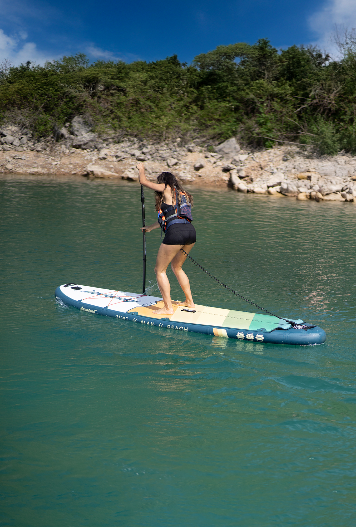 Aquaplanet Max Plus 11'8" Inflatable SUP Package - Beach