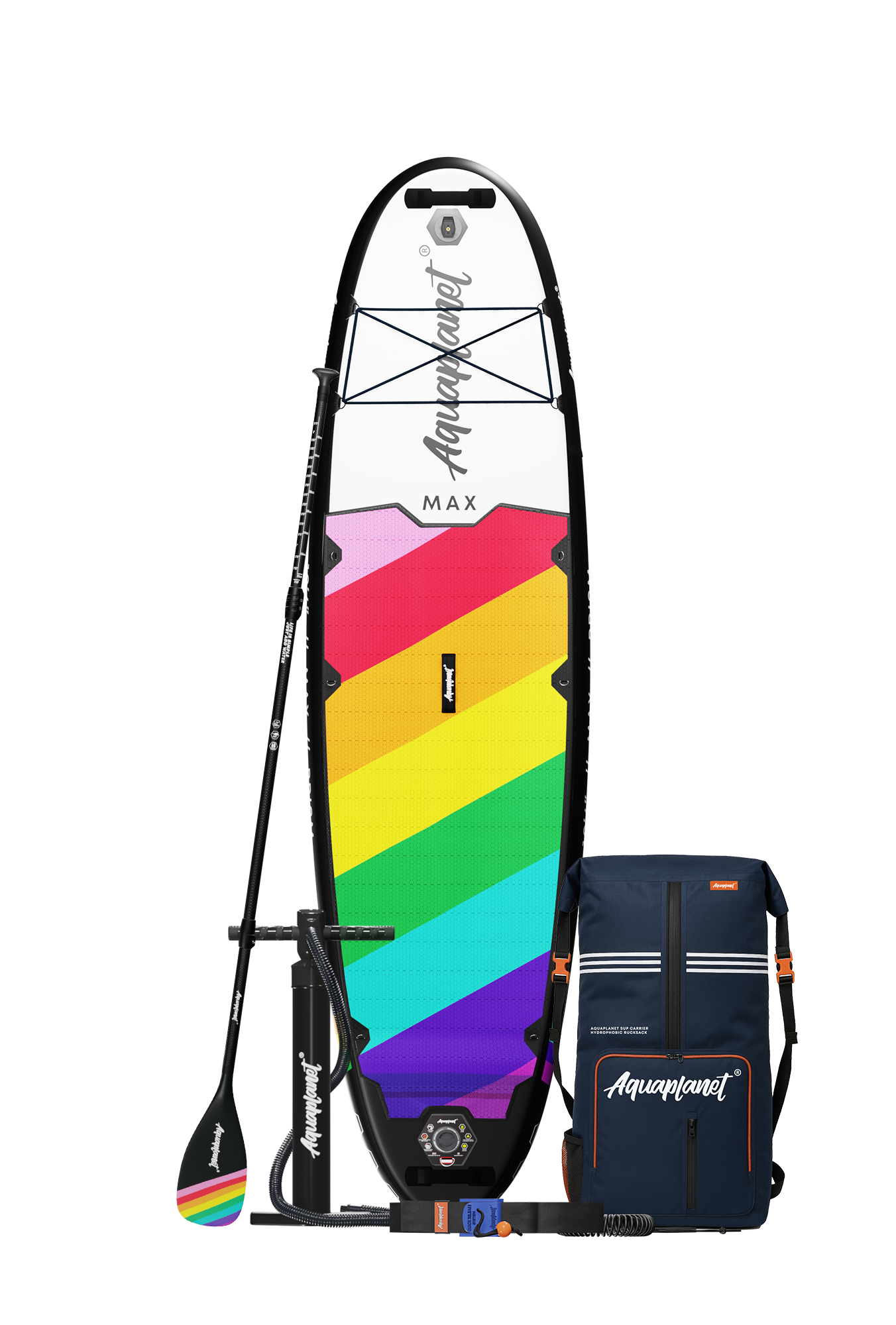 Aquaplanet MAX 10’6″ Inflatable Paddle Board Package - Prism
