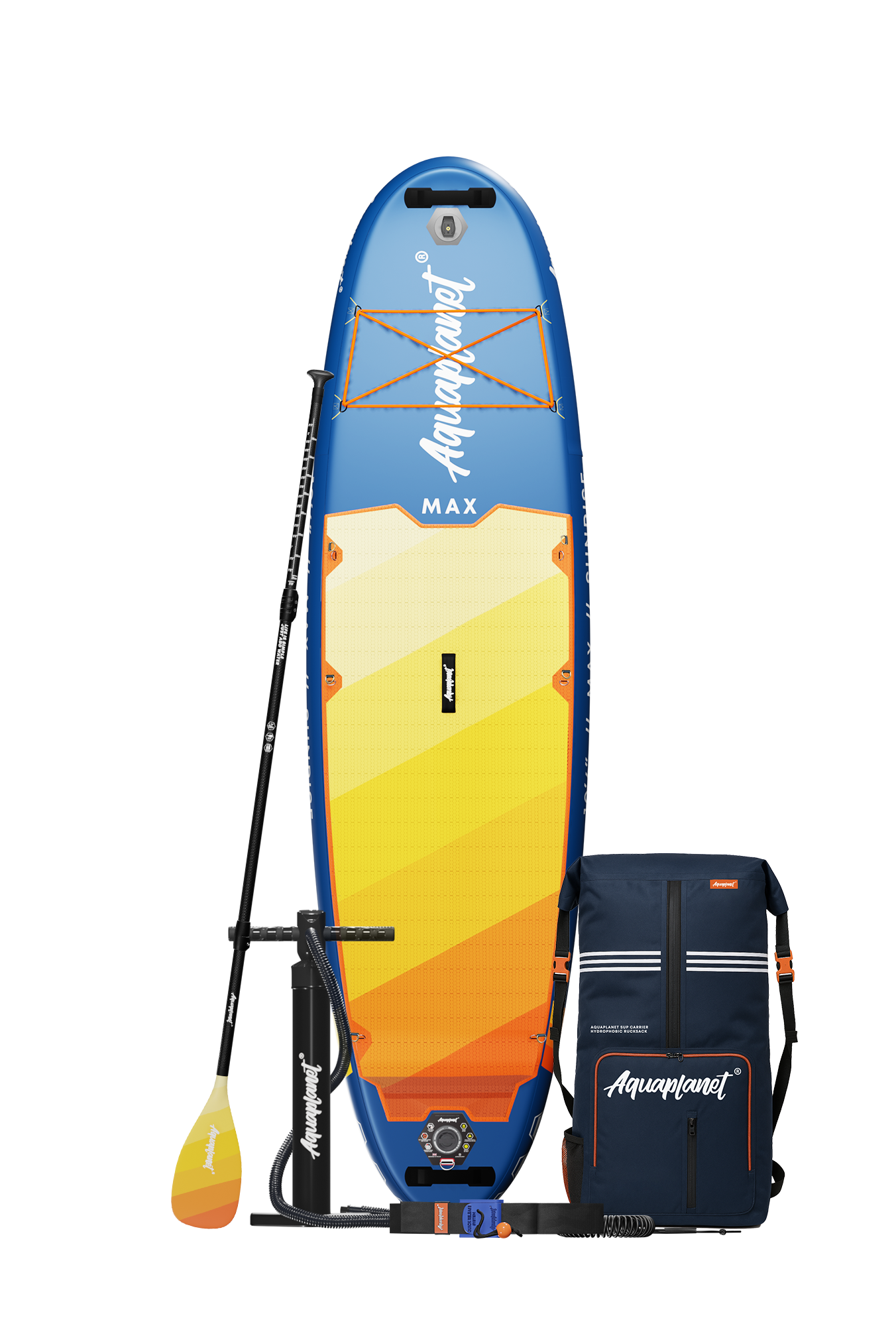 Aquaplanet MAX 10’6″ Inflatable Paddle Board Package - Sunrise