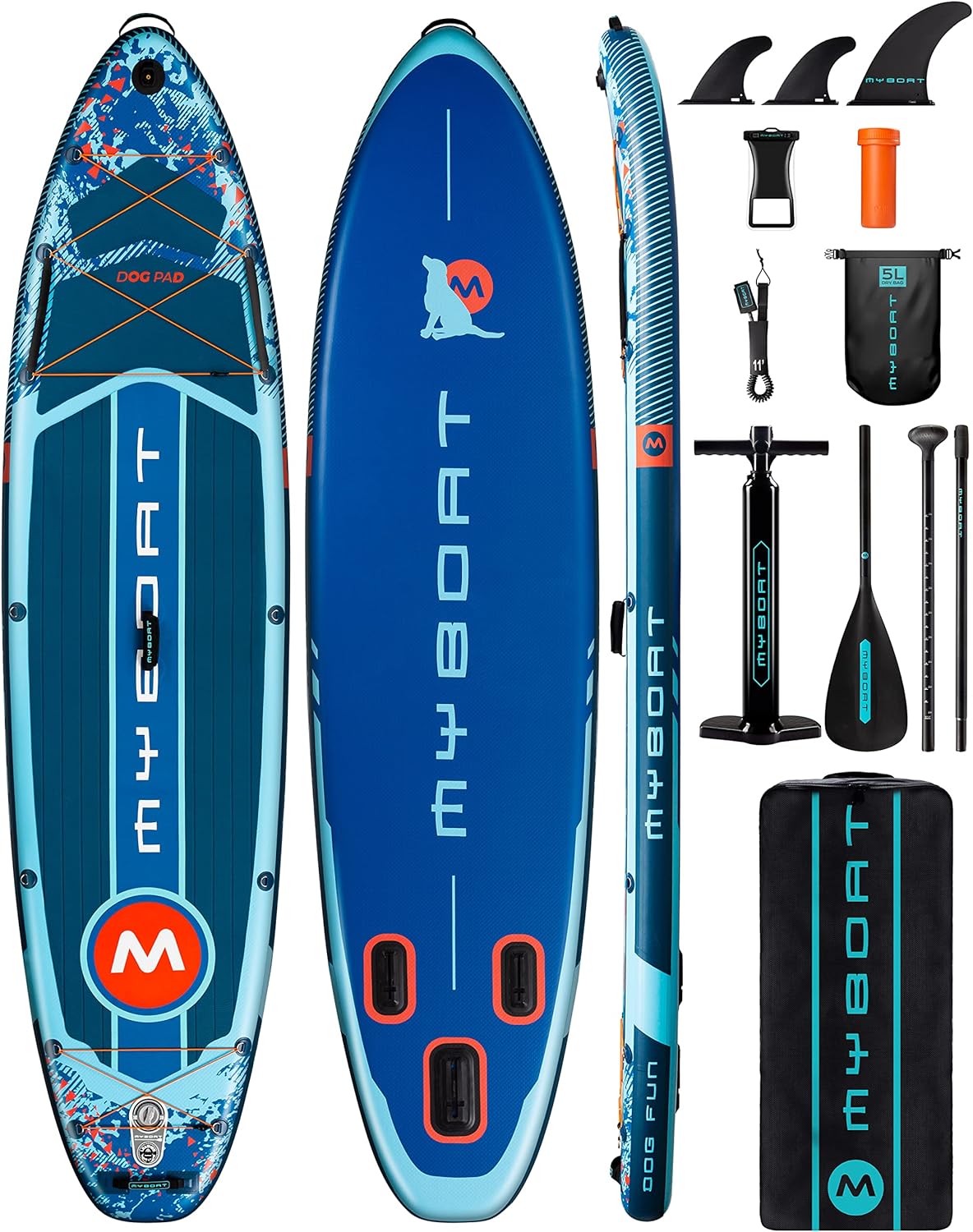 11'6"×34"×6" Extra Wide Inflatable Paddle Board