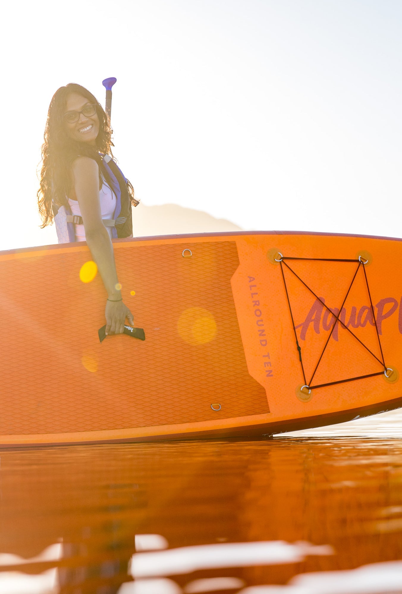 Aquaplanet ALLROUND TEN 10’ Inflatable Paddle Board Package - Orange
