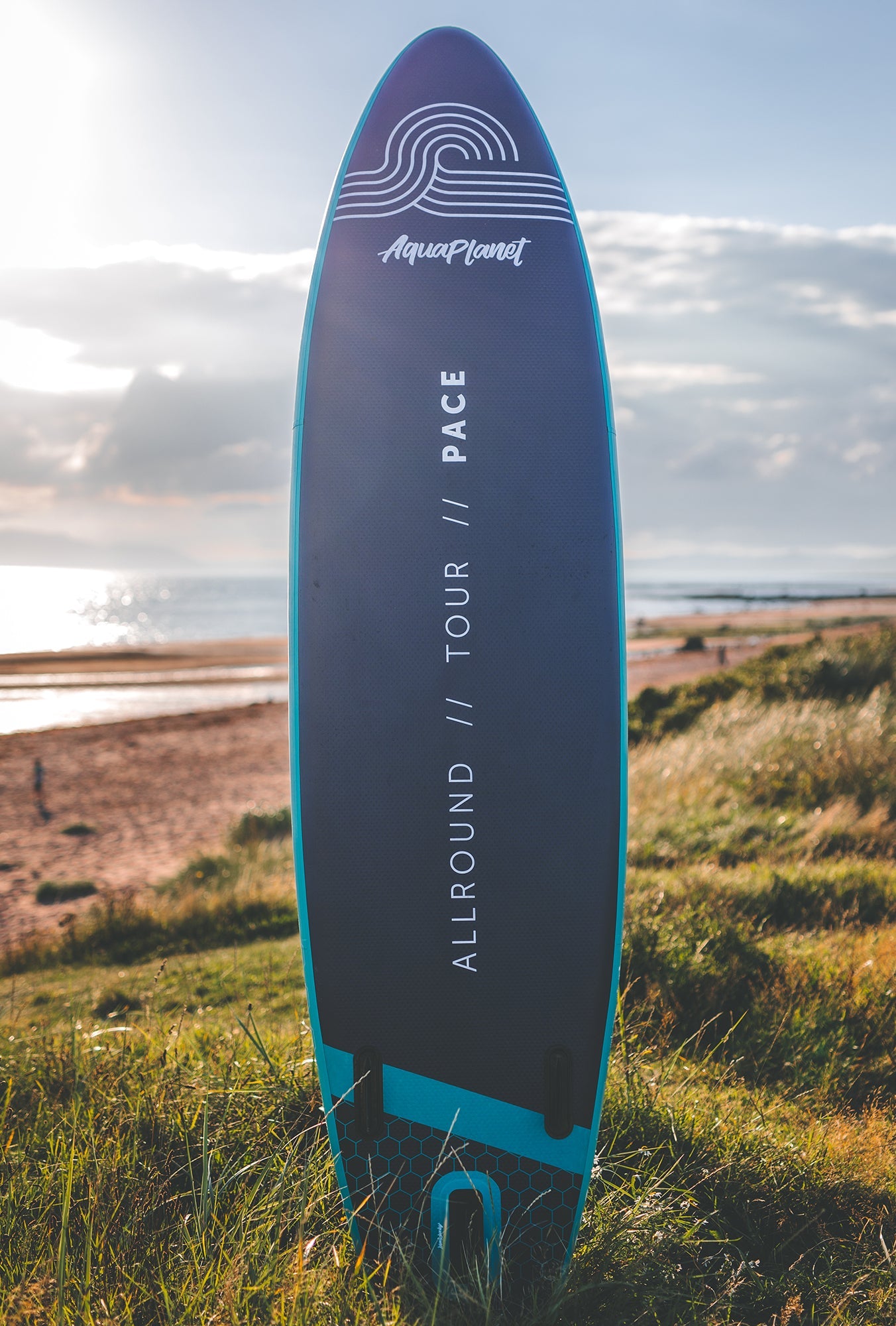 Aquaplanet PACE 10’6″ Inflatable Paddle Board Package - Teal/Midnight