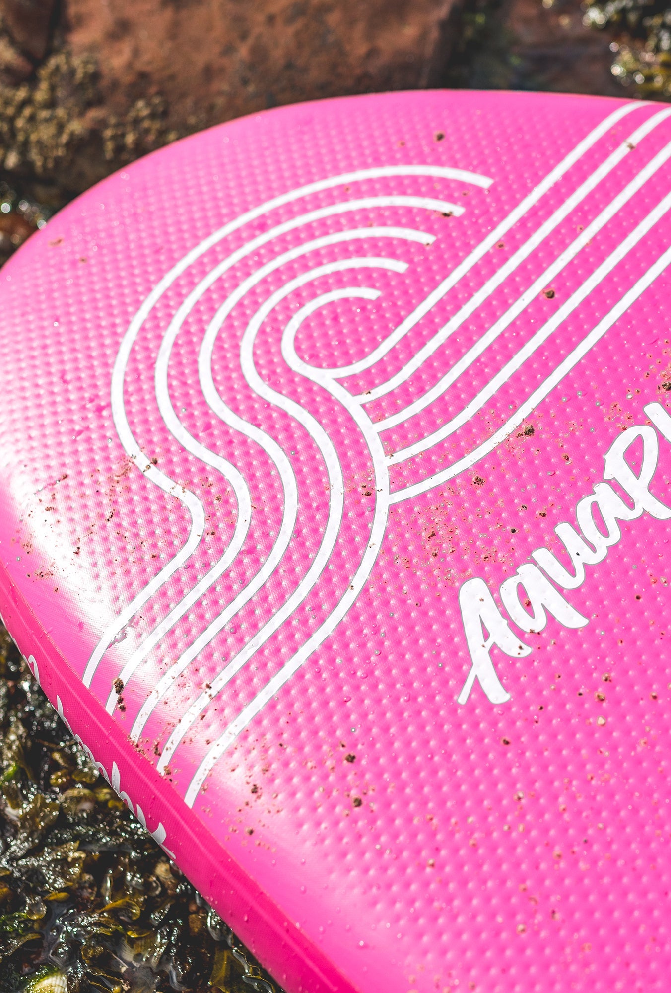 Aquaplanet ROCKIT 10’2" Inflatable Paddle Board/Kayak Package - Pink