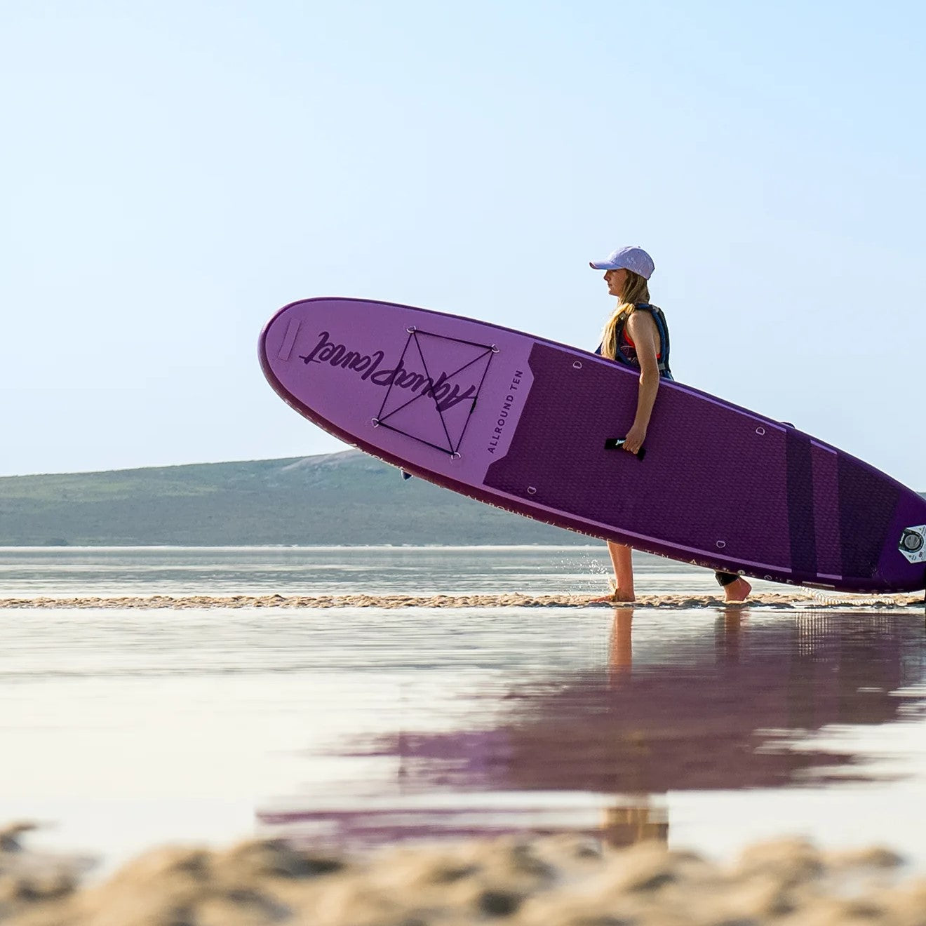 Aquaplanet ALLROUND TEN 10’ Inflatable Paddle Board Package - Purple